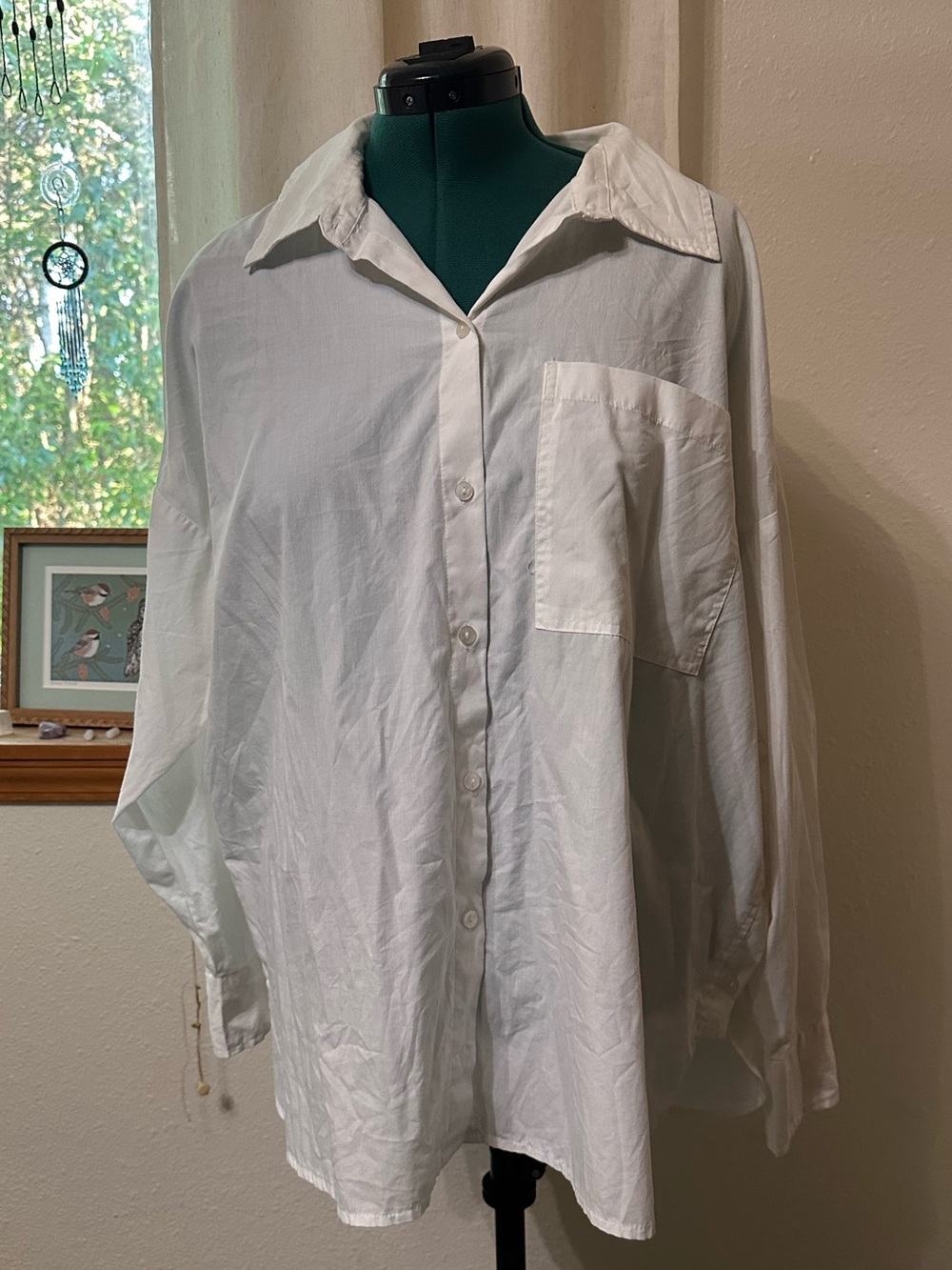 Abercrombie & Fitch Classic White Button-Up Shirt